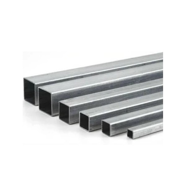Tubo quadrado galvanizado metalon 1,25mm - 1 metro