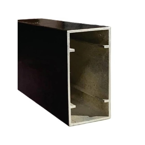 Barras Perfil Estrutural Preto - 5cm X 2,5cm X 3,00m - Pc002