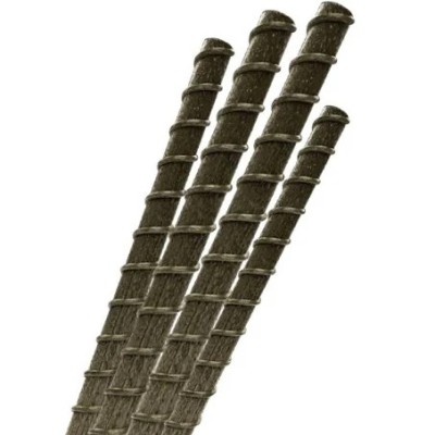 Vergalhão verga de fibra 3/16 4 mm 3 metros - gfrp